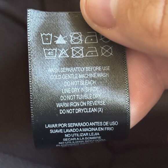 Bohemian Floral Maxi Dress Blue Aprox 2X Long V-Neck 3/4 Sleeves Feaux Wrap City - Picture 16 of 16